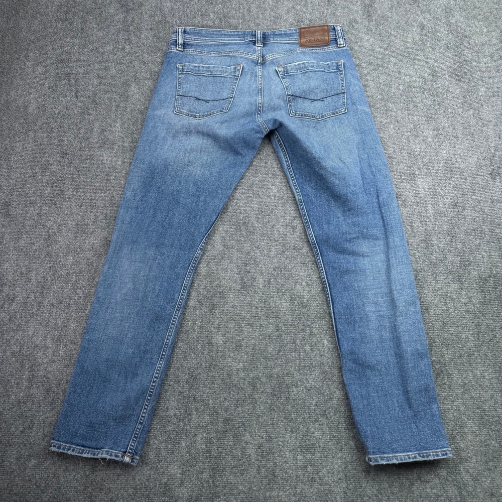 Revtown Jeans Men 32x30 (Fit 33x28) Tapered Selvedge Decade Denim Cotton Linen - Picture 14 of 15